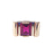 Bague 51 Bague tank or et rubis 58 Facettes Ba.Tank.RuSy1725