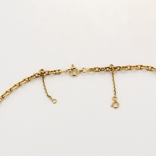 Collier Chaîne en or jaune à maille forçat 58 Facettes MAN1212