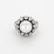 Bague 45.5 Bague ancienne en or blanc, diamants et une perle. 58 Facettes