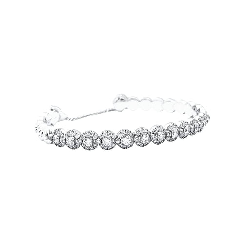 Bracelet Bracelet Messika,"Joy Diamond Halo", diamants, or blanc. 58 Facettes 35255