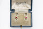 Boucles d'oreilles Boucles d'oreilles vintage en or avec rubis 58 Facettes 10738