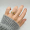 Bague 54 Bague or jaune 18 carats sertie d’un diamant 58 Facettes