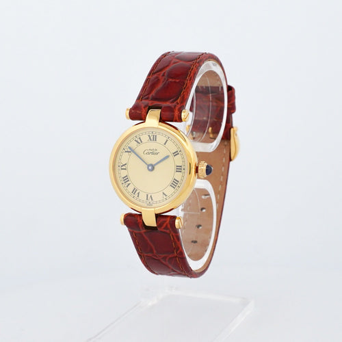 Cartier Must Vendôme - Lemon roman dial - SM 58 Facettes