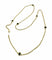 Collier BVLGARI. Sautoir "BVLGARI-BVLGARI" or jaune et onyx 58 Facettes