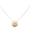 Collier Ginette NY Collier Little Monogram Or rose 58 Facettes 2678597CN