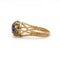 Bague 57 Bague - Or jaune, saphir et diamants 58 Facettes 1164