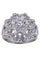 Bague 54 Bague fleur or blanc et diamants 58 Facettes 088891