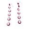 Boucles d'oreilles Boucles d'oreilles Repossi, or blanc, rubis et diamants. 58 Facettes 35093