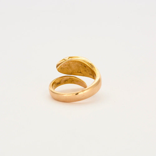 Bague Bague cobra or jaune 58 Facettes LP835/4