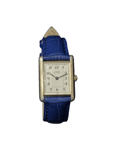 Montre CARTIER - Tank - À voir absolument - Cadran Bréguet - Grand modèle - Vintage 58 Facettes