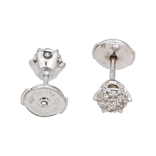 Boucles d'oreilles Boucles d'oreilles  Puces Or blanc Diamant 58 Facettes 4870153CN