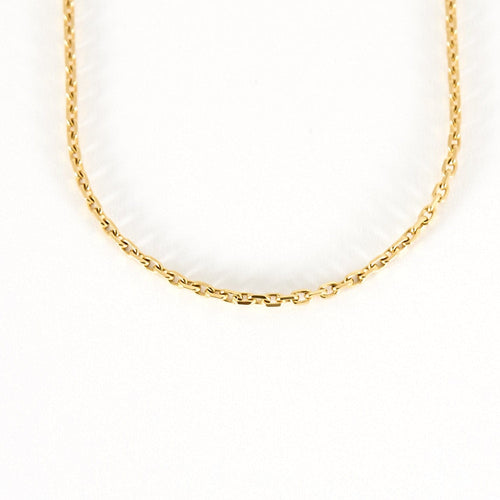 Collier Chaîne en or jaune à maille forçat 58 Facettes CHA5345