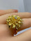 Bague 54 Importante bague en or jaune 18 carats et diamants 58 Facettes AB504