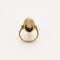 Bague 53 Bague marquise en or jaune et or gris 18K, opale 58 Facettes DIN0097