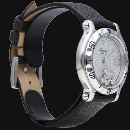 Montre Chopard Montre Happy Sport Snowflake 58 Facettes MT42382