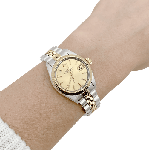 Montre Montre Rolex "Oyster Perpetual Datejust" acier, or. 58 Facettes 34302