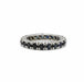 Bague 52 Alliance or blanc saphirs 58 Facettes 240383R