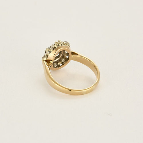 Bague 55 Bague en Or jaune et diamants 58 Facettes LJ 25-329