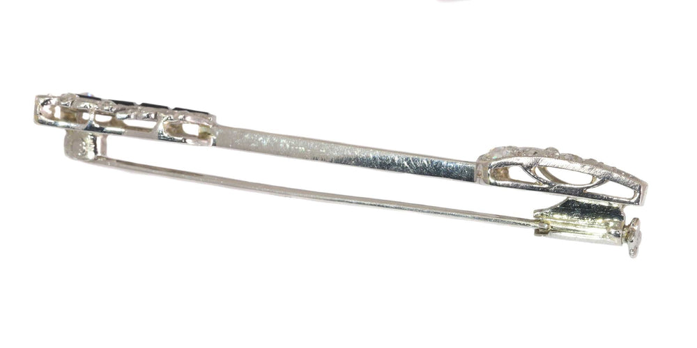 Broche Broche flèche diamantée Art déco vintage 58 Facettes 21104-0309