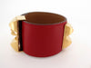 Collier bracelet HERMES collier de chien medor t2 cuir swift rouge boite 58 Facettes 264900