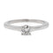 Bague 52 Bague Solitaire Or blanc Diamant 58 Facettes 1137997CN