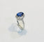 Bague Bague or blanc tanzanite et diamants 58 Facettes