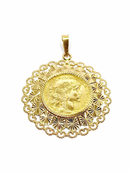 Pendentif Pendentif Louis d'or 58 Facettes