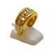 Bague 54 Bague double rang diamants 58 Facettes 330067474