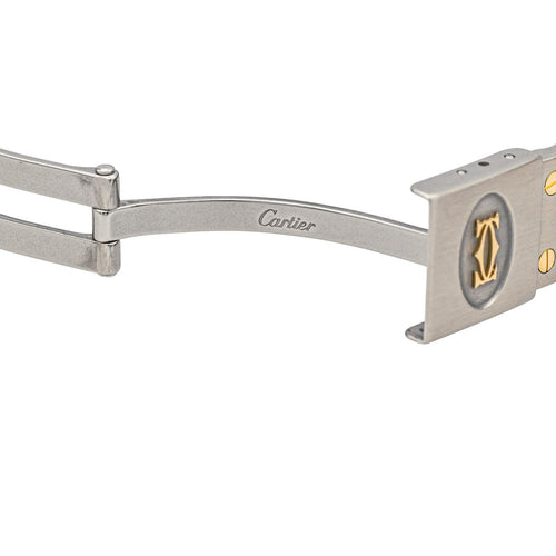 Montre Cartier Montre Santos Acier, Or jaune Spinelle 58 Facettes 3941445RV