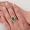 Bague Bague émeraude et diamants 58 Facettes