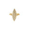 Bague 63 Bague Marquise or jaune et diamants 58 Facettes ANG0447