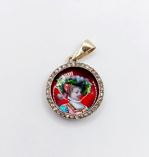 Pendentif Pendentif victorien or et diamants 58 Facettes A04181