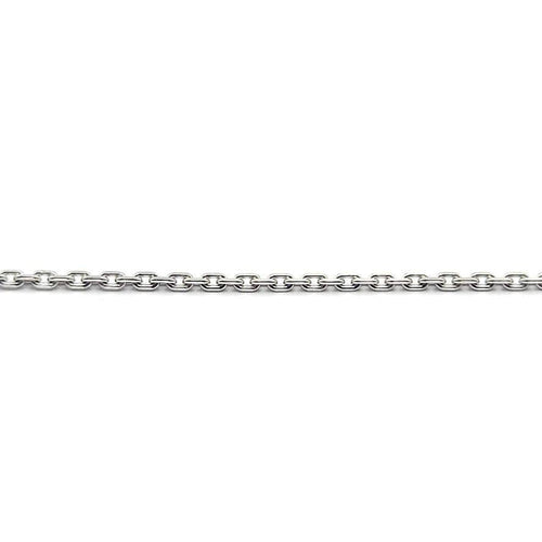 Collier Collier patte or blanc serti de diamants 58 Facettes