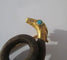 Broche Broche Serpent Cheveux or rose , turquoise XIXe siècle 58 Facettes