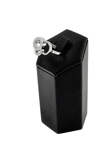 Bague 54 CHOPARD - Bague en or blanc Happy Dreams 58 Facettes