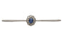 Old brooch yellow gold, sapphire and 0.50ct old cut diamonds, 1st half of the 20th century 58 Facettes 10607