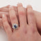 Bague 52 Bague saphir vintage 58 Facettes
