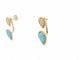 Boucles d'oreilles boucles d'oreilles BOUCHERON serpent boheme or 18k diamant 0.16ct turquoise 58 Facettes 271373