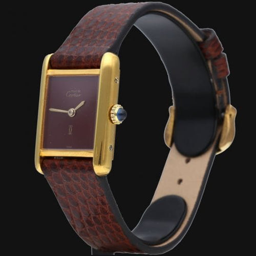 Montre Cartier Montre Tank Vermeil 58 Facettes MT42362