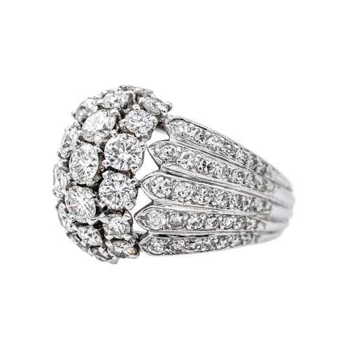 Bague 51 Bague Cocktail Or blanc Diamant 58 Facettes 4061324CN