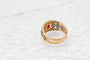 Bague 61 Bague large rubis diamants 58 Facettes 250220