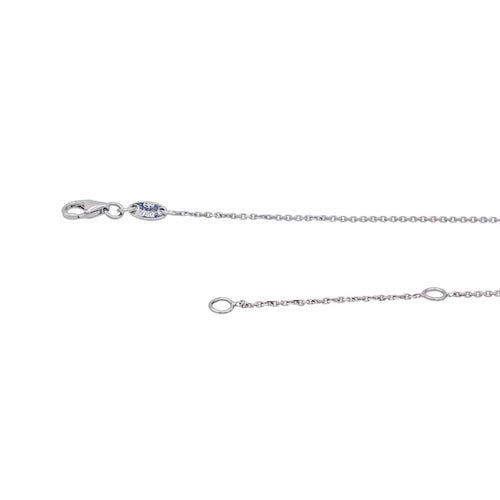 Collier Garel Collier Solitaire  Or blanc Diamant 58 Facettes 3876019CN