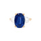 Bague 56 Bague saphir 5,86 cts, or jaune, platine, diamants. 58 Facettes 34920