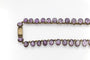 Collier Collier rivière ancien avec améthystes ovales facettées en argent doré 58 Facettes 11718