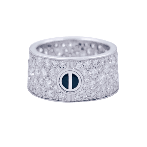 Bague 51 Bague Cartier, "Love", or blanc, diamants. 58 Facettes 32395