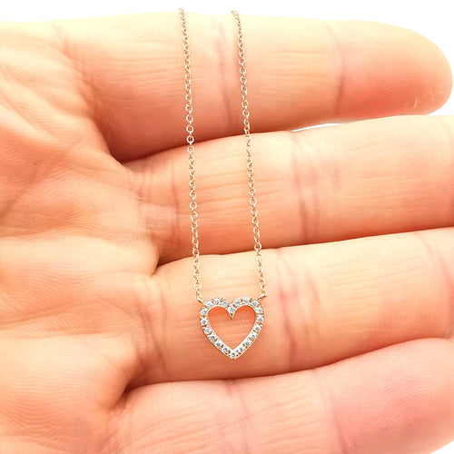 Collier Collier en or rose & diamants 58 Facettes