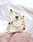 Bague 62 Bague or jaune avec diamants rubis et saphir 58 Facettes AA 1673