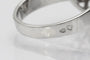 Bague 51 Bague en or blanc et platine sertie de diamants, milieu du XXe siècle 58 Facettes 11256