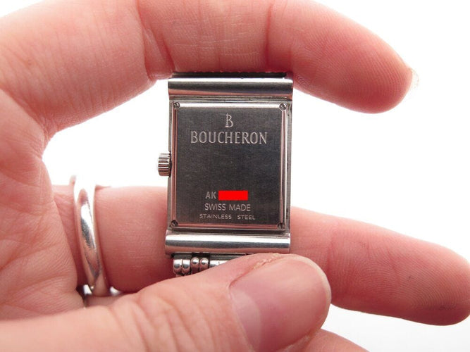 Montre montre BOUCHERON reflet 32 mm quartz acier & diamants acier 58 Facettes 267316