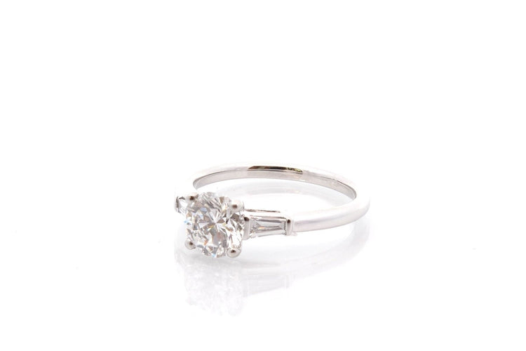 Bague 53 Bague diamant de 1,14cts F/VVS2 58 Facettes 27359-27378